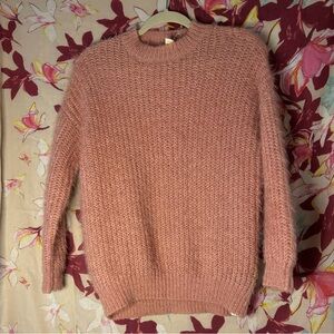 Pink Fuzzy Forever21 Sweater